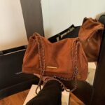 Suede Crossbody Bag
